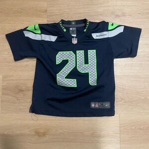 Kids Seahawks Jersey size M - Marshawn Lynch